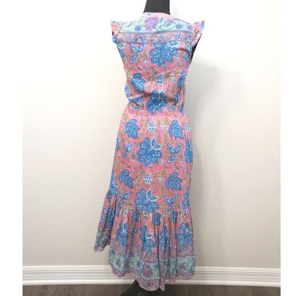 Bell By Alicia Bell Pink & Blue Floral Dress Size XS - Picture 3 of 4